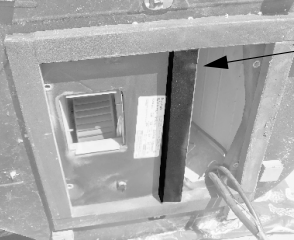 Photo of an A/C unit with split intake/return design