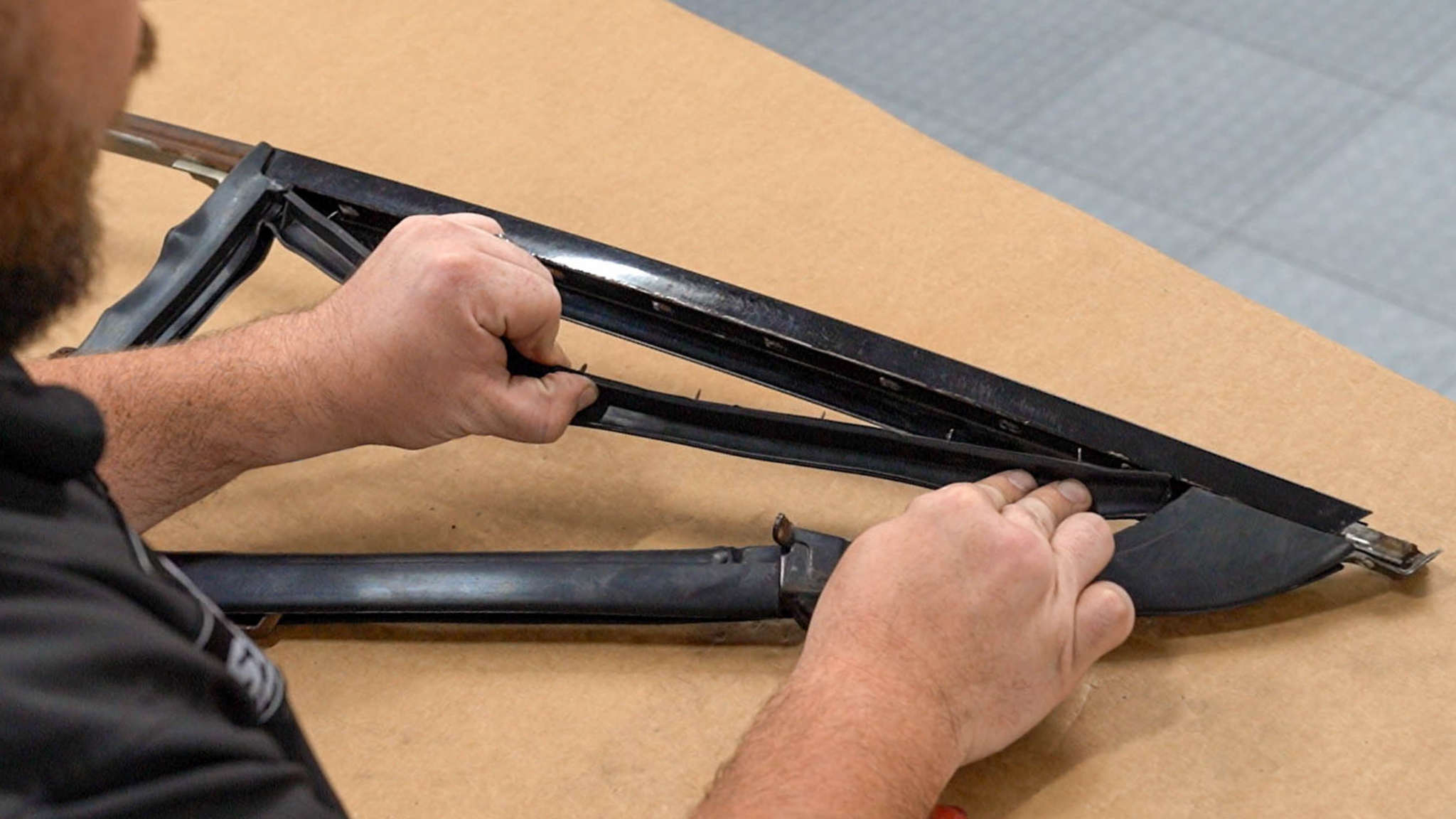 Installing the new division post seal