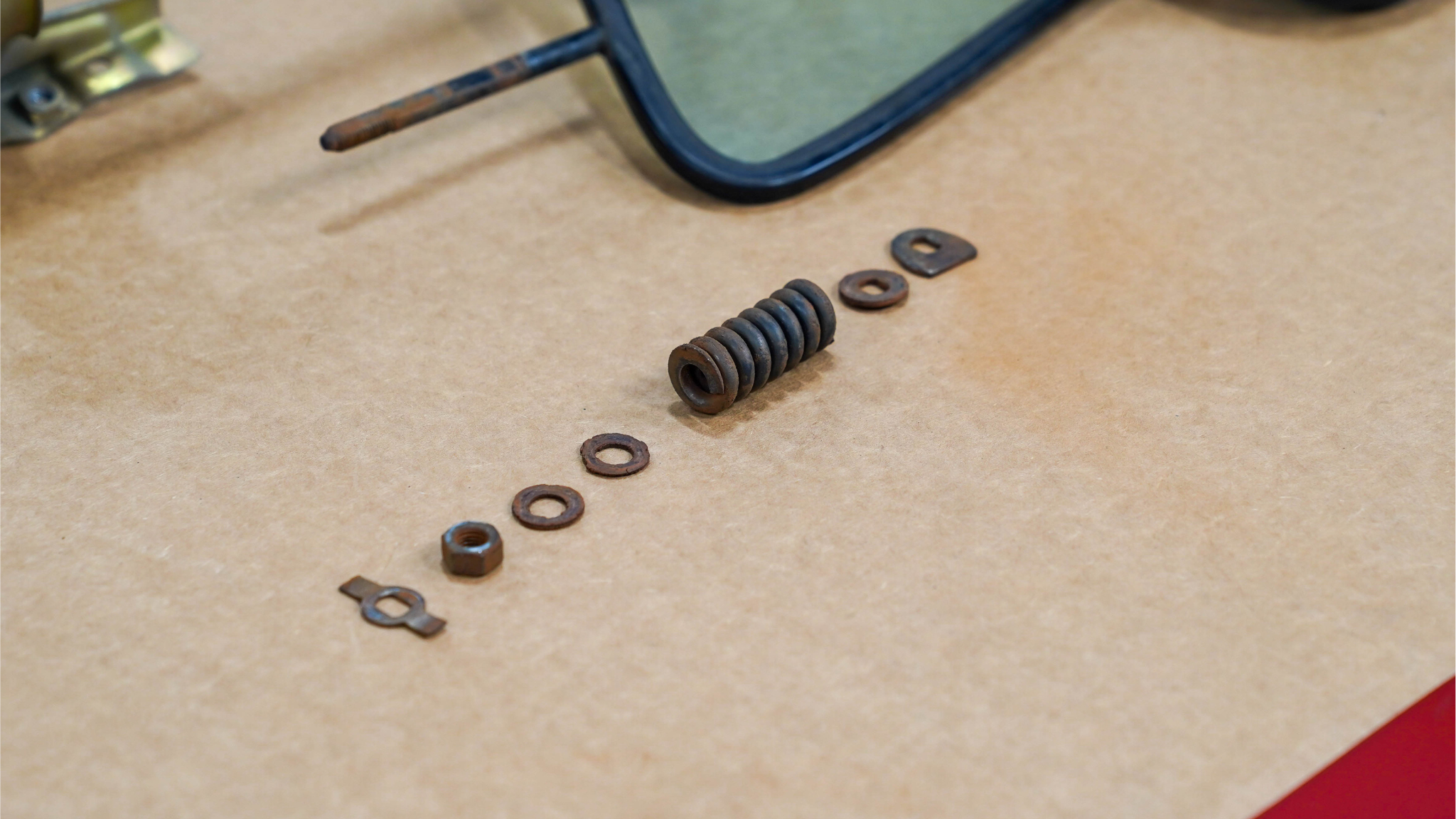 Spring assembly after removal