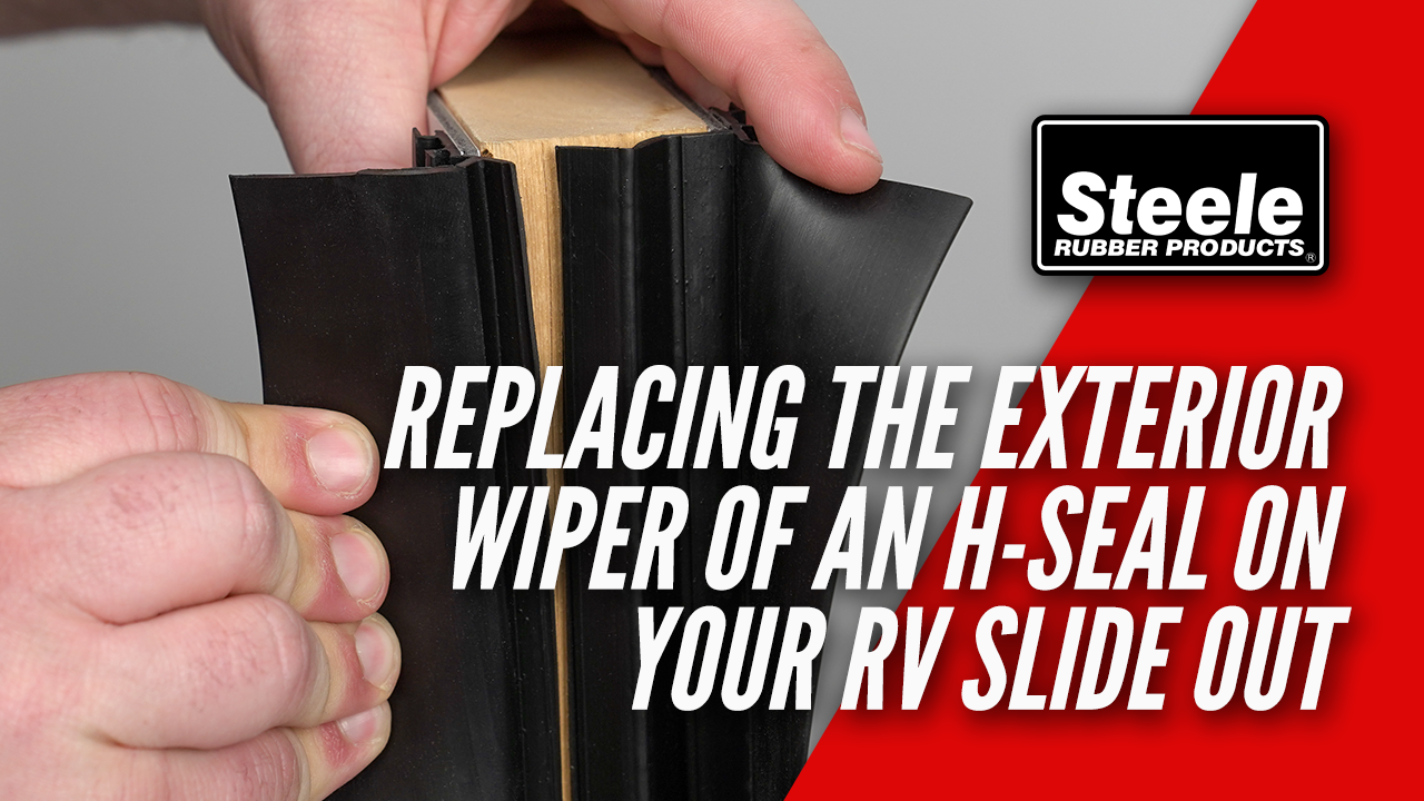 How to Remove and Replace the Exterior Portion of an H-Seal on Your RV Slide Out